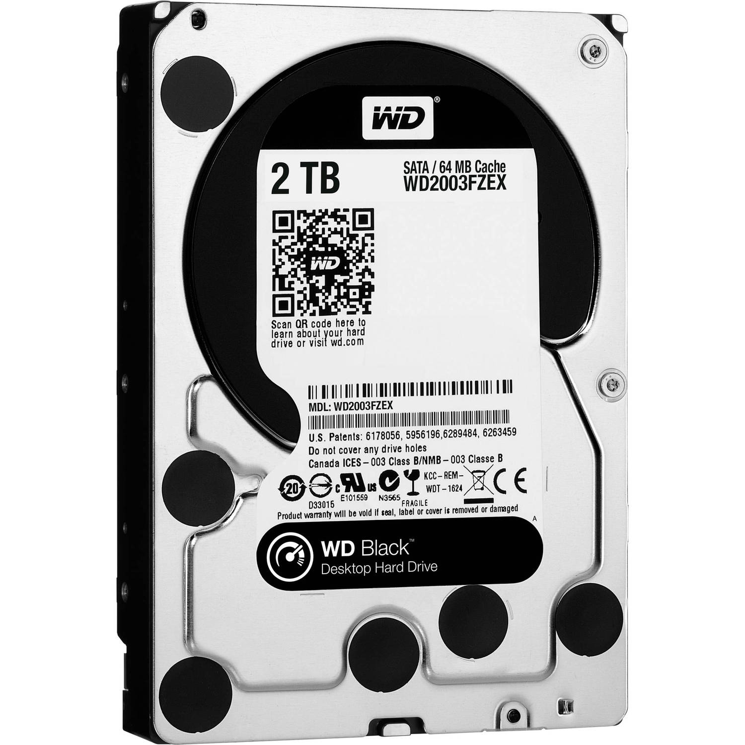 Western Digital Wd Black 2tb 35 Sata Internal Desktop Hard Drive Hdd 7200rpm 718037810553 Ebay 0893