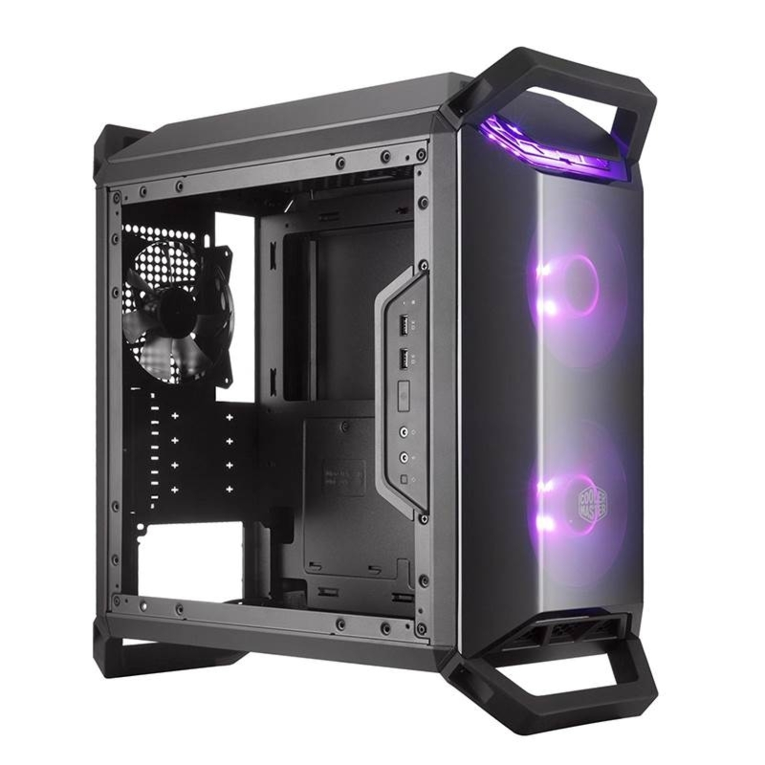 Cooler Master Masterbox Q300p Mini Tower Matx Case W Rgb Fan Acrylic Side Panel Ebay 8475