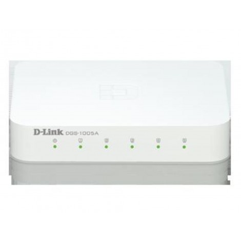D-Link DGS-1005A 5 port 10/100/100Mbps Gigabit Unmanaged Network Switch