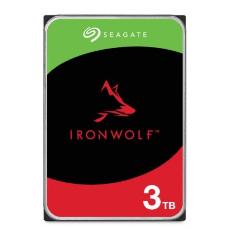 Seagate 3TB 3.5' IronWolf NAS 5400RPM SATA3 6Gb/s 256MB Cache HDD. 3 Years Warranty