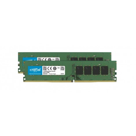 Crucial 32GB (2x16GB) DDR4 UDIMM 3200MHz CL22 DR x8 Dual Channel  Desktop PC Memory RAM