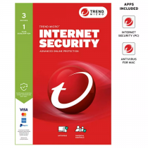 Trend Micro Internet Security (1-3 Devices) 1Yr Subscription Add-On