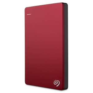 Seagate Backup Plus Slim 2TB 2.5" USB 3.0 Portable External Hard Drive HDD Red STDR2000303