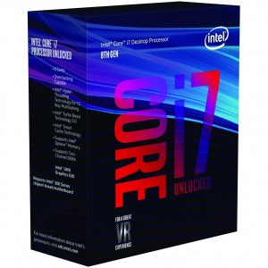  Intel Core i7 8700K Processor 12MB 3.7GHz LGA1151 6 Core 12 Thread Desktop CPU BX80684I78700K