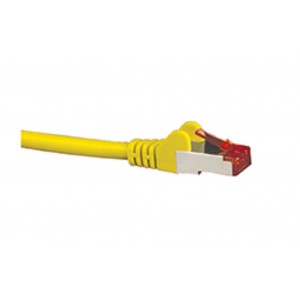 Hypertec CAT6A Shielded Cable 3m Yellow Color 10GbE RJ45 Ethernet Network LAN S/FTP Copper Cord 26AWG LSZH Jacket