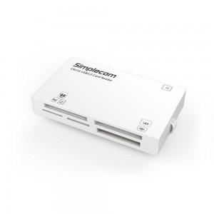 Simplecom CR216 USB 2.0 All in One Memory Card Reader 6 Slot for MS M2 CF XD Micro SD HC SDXC CR216-WH