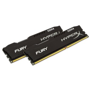 Kingston HyperX Fury Black 16GB (2x8GB) 2133MHz C14 DDR4 Desktop RAM HX421C14FB2K2/16