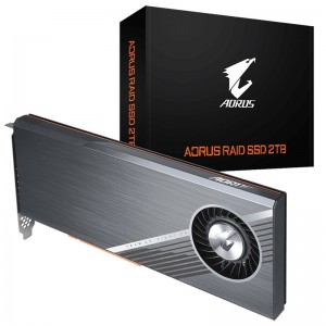 Gigabyte AORUS RAID AIC NVMe PCIe x4 Gen4 SSD 2TB (4x 512GB) 6300/6000MB/s