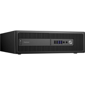 REFURB HP EliteDesk 800 G2 SFF Intel i5-6500 / 8GB / 240GB SSD + 500GB HDD / DVD / W10P / 1YR Return To MMT/  No Keyboard and Mouse (Use HPKEY+MOUSE)