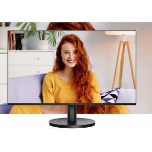 AOC 23.8' IPS 1ms 100hz, Ultra Slim, Speakers, Flicker Free, FHD 1080, VGA, HDMI. VESA 100 x 100, Earphone.Low Blue,  Office Home Monitor