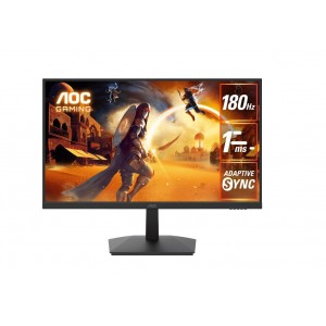 AOC 27' 180hz 1ms VA, FHD, Adaptive Sync, 300 cd/m2, HDMI 2.0, DP 1.4, Line in & Earphone x 1,  VESA 100mm, Flicker FREE Low Blue,  Gaming Monitor