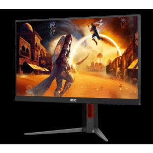 AOC 27' IPS, FHD, Adaptive Sync,1ms, 180Hz, HDR10, Borderless, Height Adjustable Stand, VESA 100X100m,  HDMI 2.0, DP 1.4 Gaming Monitor