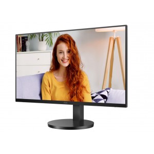 AOC 27' IPS 4K 3840 x 2160 UHD, HDR10, Speakers, Flicker FREE, HDMI 2.0 x 2, DisplayPort 1.4 x 1  black. VESA 100, Height Adjust,  Office Monitor