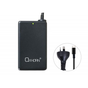 Oxhorn 65W Type C GaN Charger - Black - Light Weight, Small USB-C Charger
