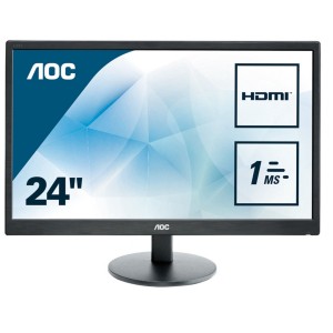 AOC E2470SWH 24" LED LCD Gaming Computer Monitor FHD 1ms Speaker HDMI DVI VGA