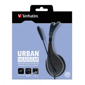 Verbatim 41646 Multimedia WFH Headset with Microphone 41646