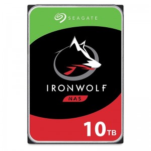 Seagate IronWolf 10TB 3.5" SATA Internal NAS Hard Drive HDD 7200RPM 256MB Cache ST10000VN0008