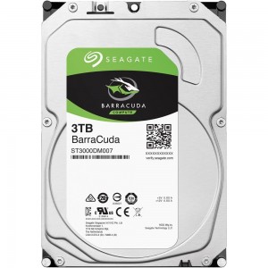 Seagate BarraCuda 3TB 3.5" SATA Internal Desktop Hard Drive HDD 5400RPM 256MB ST3000DM007 