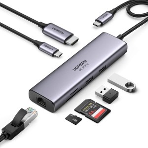 UGREEN 60515 USB C  7 in 1 Multiport Adapter with 4K@60Hz