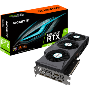 Gigabyte nVidia GeForce RTX 3080 EAGLE OC 2.0 10G Video Card (LHR), 1755 MHz Core Clock, PCI-E 4.0, GDDR6X, 3x DisplayPort 1.4a, 2x HDMI 2.1