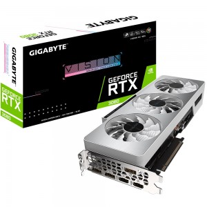 Gigabyte nVidia GeForce RTX 3080 VISION OC 10G GDDR6X 1800 MHz PCIE4.0x16 7‎680x4320@60Hz 3xDP 2xHDMI
