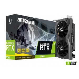 ZOTAC GAMING GeForce RTX 2060 Twin Fan 12GB GDDR6 1650MHz Graphics Card, IceStorm 2.0 Cooling, FireStorm Utility, 1YW (2060-12)