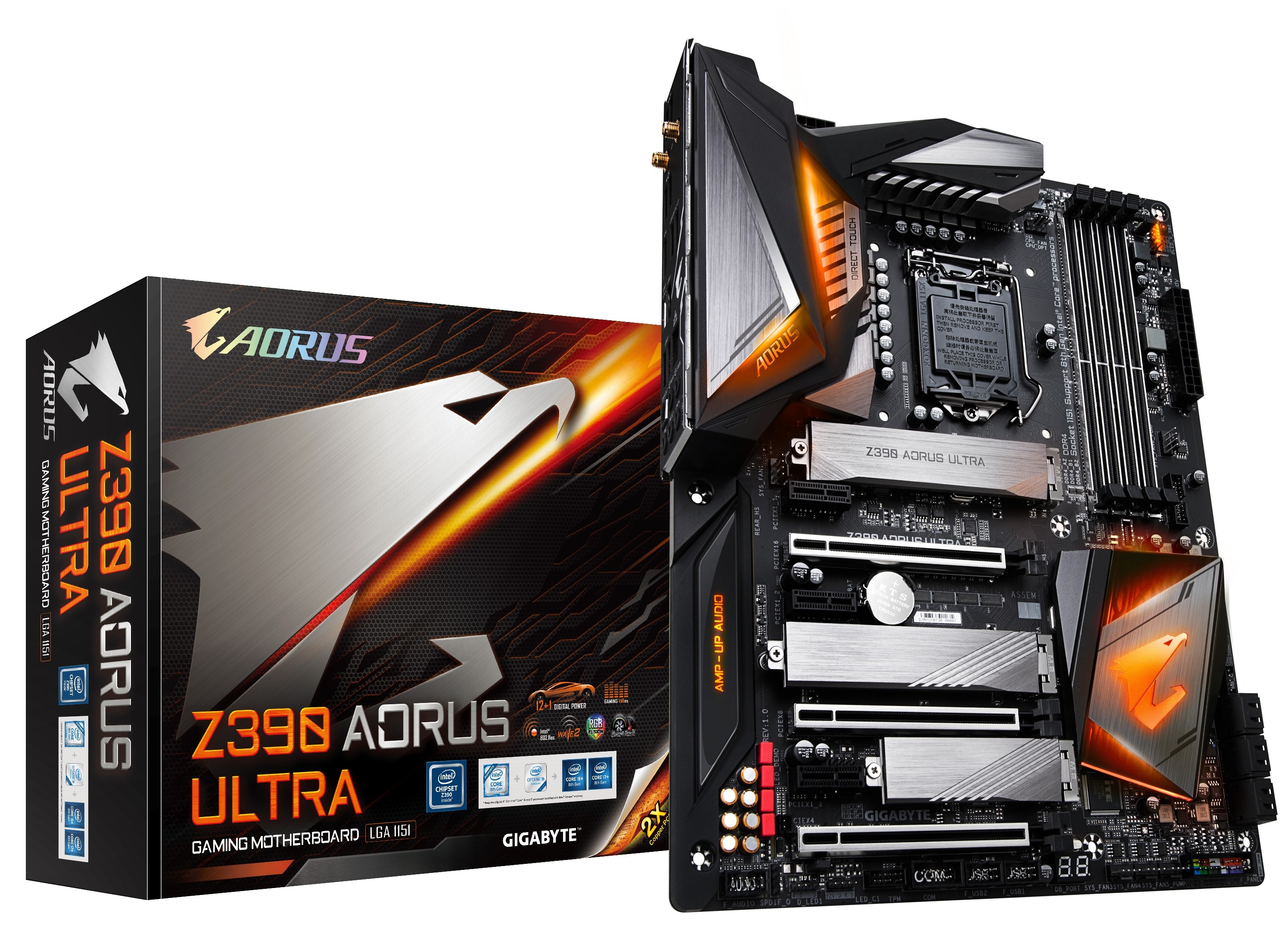 Gigabyte Z390 AORUS ULTRA USB 3.1 LGA1151 HDMI x4 DDR4 ATX Motherboard